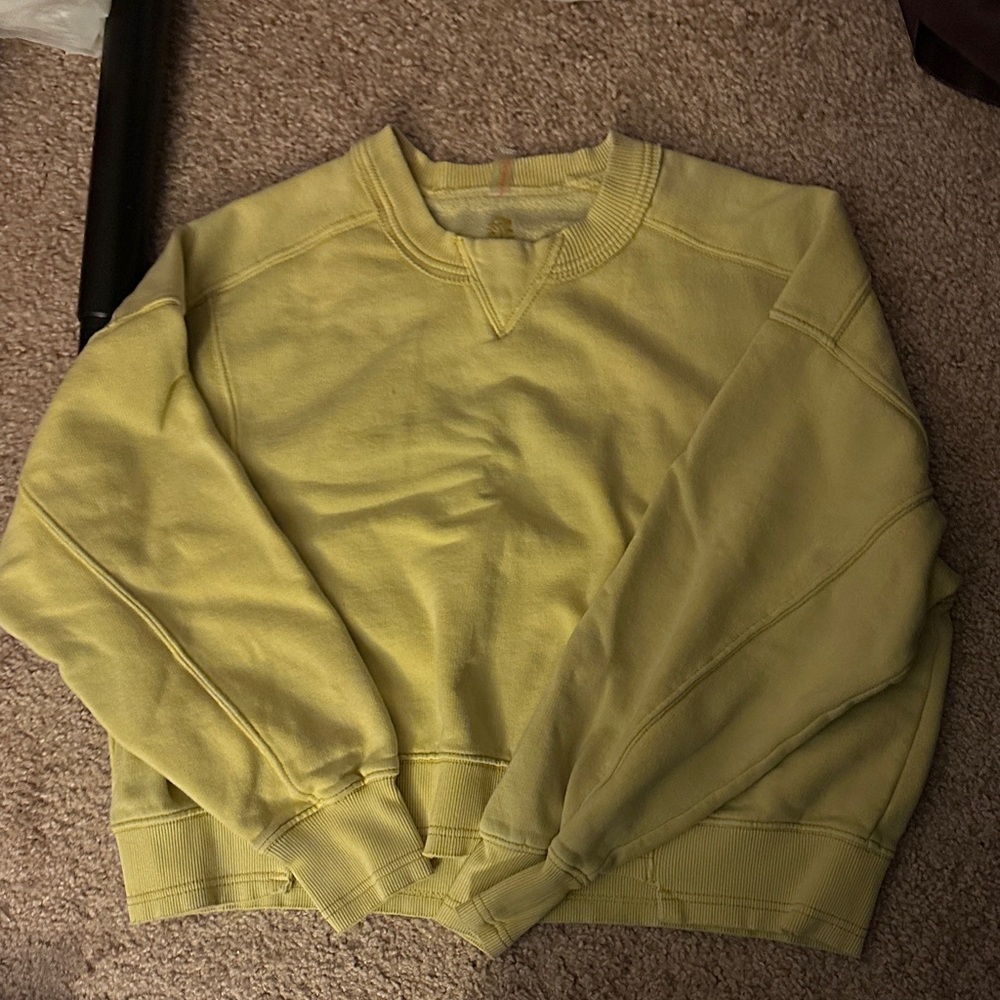 FP Movement by Free People Yellow Crop Top
